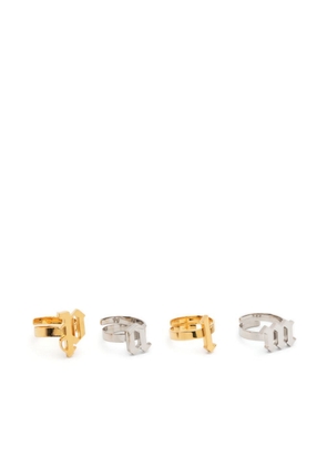 Palm Angels Palm ring set - Silver