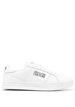 Versace Jeans Couture logo print low-top sneakers - White