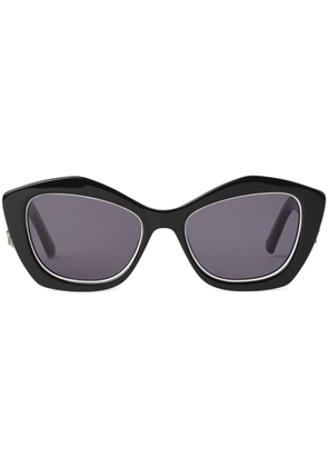 Karl Lagerfeld Heritage geometric-frame sunglasses - Black