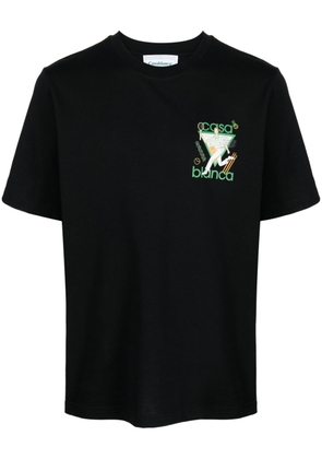 Casablanca Le Jeu graphic-print T-shirt - Black