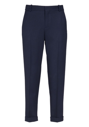 Balmain virgin-wool tailored trousers - Blue