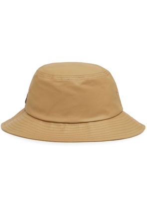 Diesel C-Fish-Coat twill bucket hat - Brown