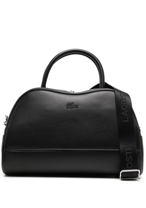 Lacoste large Lora logo-embossed tote bag - Black