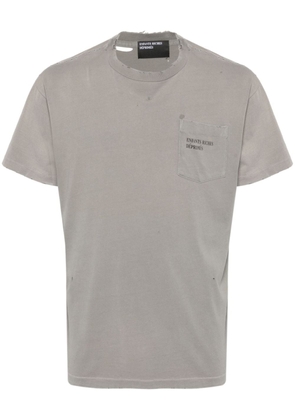 Enfants Riches Déprimés logo-print cotton T-shirt - Grey