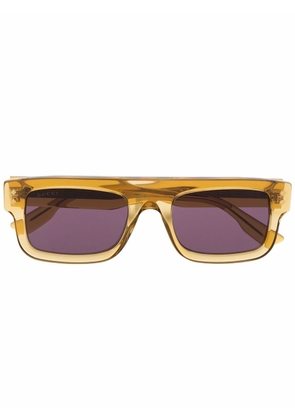 Gucci Eyewear square tinted sunglasses - Yellow