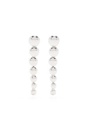 Missoma bead-embellished drop earrings - Silver