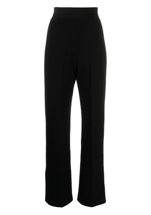 Alaïa Pre-Owned 2010s banded waistband straight-legged trousers - Black
