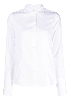 LIU JO classic-collar longsleeved shirt - White
