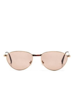 Gucci Eyewear round-frame sunglasses - Gold