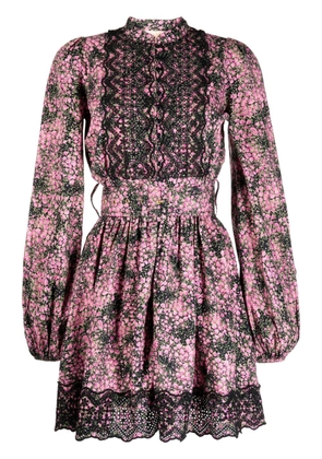 byTiMo paisley-print cotton minidress - Multicolour