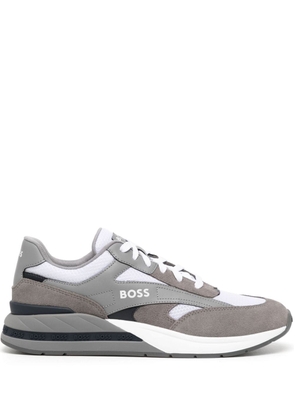 BOSS logo-embellished low-top sneakers - Grey