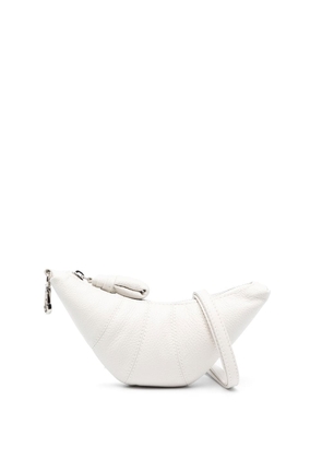 LEMAIRE Croissant leather mini bag - White
