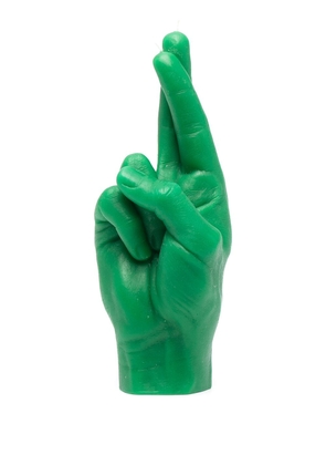 CandleHand Fingers Crossed scented candle - GREEN