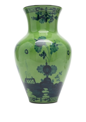 GINORI 1735 large Ming Oriente Italiano vase - Green