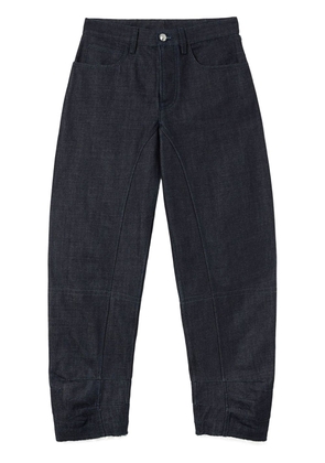 Jil Sander cropped tapered jeans - Black