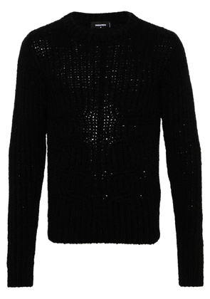 Dsquared2 Muscle intarsia-knit jumper - Black