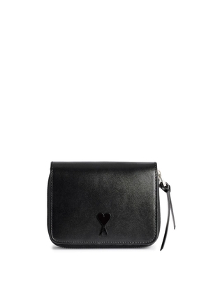 AMI Paris Ami de Coeur bi-fold leather wallet - Black