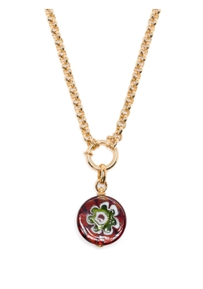 Forte Forte floral-pendant necklace - Gold