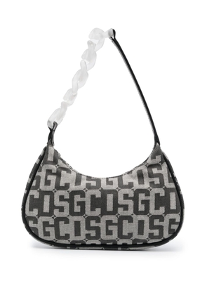 Gcds monogram chain-link shoulder bag - Black