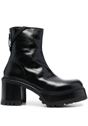 Premiata 80mm block-heel ankle boots - Black