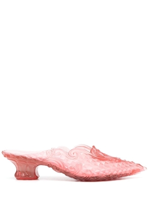 Y/Project Melissa 50mm pointed mules - Pink