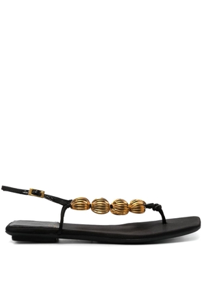 Jeffrey Campbell bead-detail open-toe sandals - Black