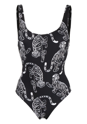 Solid & Striped The Annemarie tiger-print swimsuit - Black