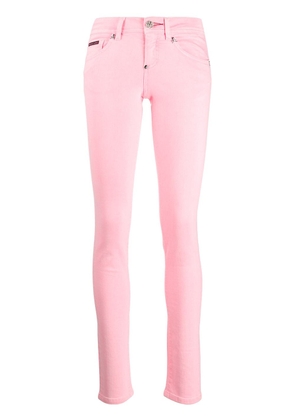 Philipp Plein mid-rise skinny jeans - Pink