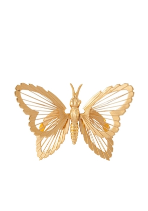 Susan Caplan Vintage 1970s pre-owned Monet butterfly brooch - Gold