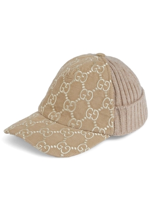 Gucci GG corduroy baseball cap - Neutrals