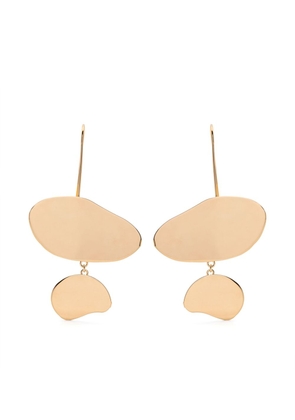 Jil Sander pendant hook earrings - Gold