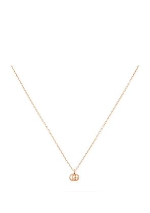 Gucci Rose Gold Double G Necklace