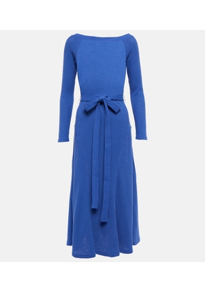 Polo Ralph Lauren Belted cotton midi dress