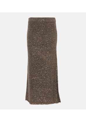 Altuzarra Dione sequin-embellished midi skirt