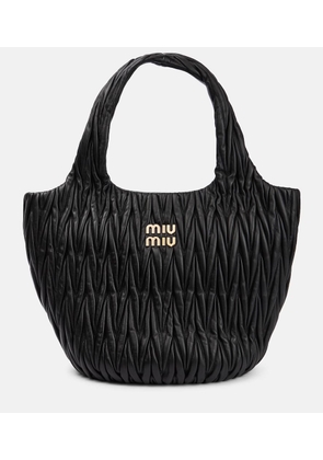 Miu Miu Miu Wander leather tote bag