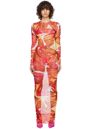 Louisa Ballou Pink High Tide Maxi Dress