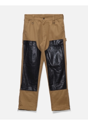 GRAILZ Leather Panel Pants