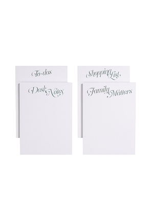 Dear Annabelle Maison Notepad Set in White.