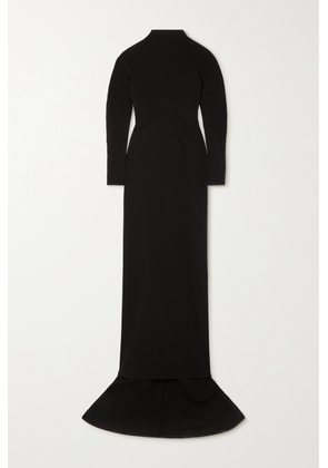 Alaïa - Embellished Gathered Open-back Stretch-taffeta Gown - Black - FR34,FR36,FR38,FR40,FR42