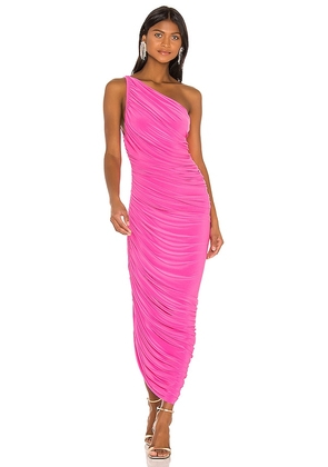 Norma Kamali x REVOLVE Diana Gown in Pink. Size M, S, XXS.