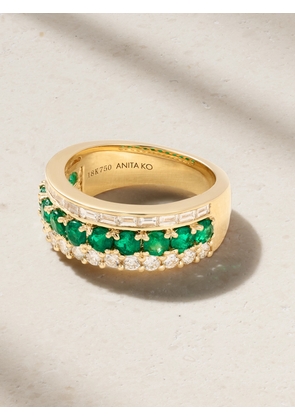 Anita Ko - 18-karat Gold, Emerald And Diamond Ring - Green - 6