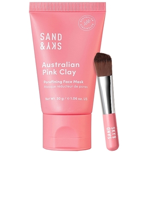 Sand & Sky Travel Australian Pink Clay Porefining Face Mask in Beauty: NA.