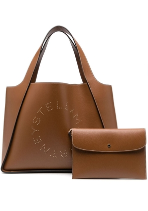 Stella McCartney Stella Logo tote bag - Brown