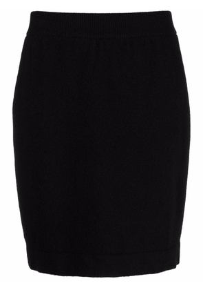 CHANEL Pre-Owned 2000s high-waisted cashmere skirt - Black