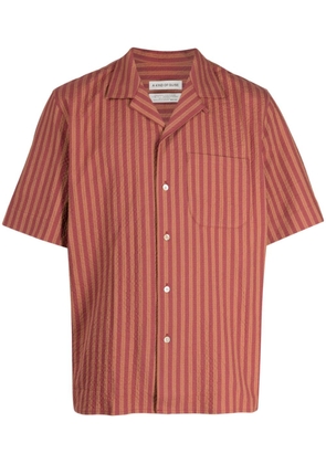 A Kind of Guise Gioia striped camp-collar shirt - Red