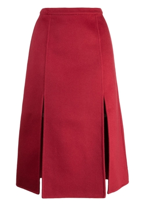Michael Kors Collection high-waisted midi skirt - Red