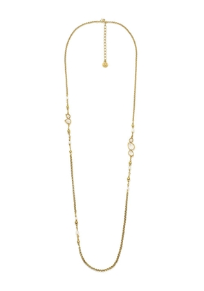 Goossens Cachemire rock crystal necklace - Gold