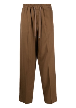 Costumein Pajama drawstring-waist tailored trousers - Brown