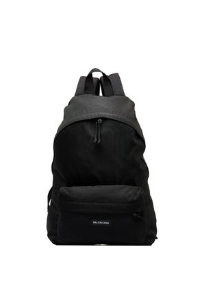 Balenciaga Pre-Owned 2016 Explorer canvas backpack - Black