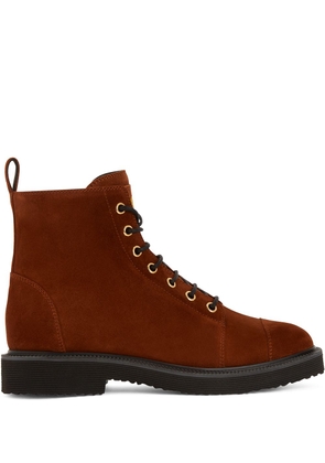 Giuseppe Zanotti Thora lace-up ankle boots - Brown